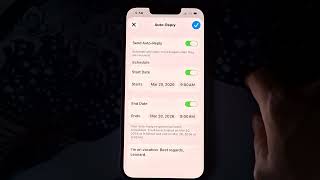 How to turn off Auto-Reply email in Apple Mail iPhone