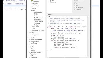 5 Steps to change the Eclipse Comments color setting