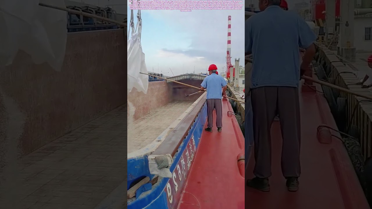 Harvesting the Sea: How Traditional Salt Sand Cutting Masters Marine Mineral Collection