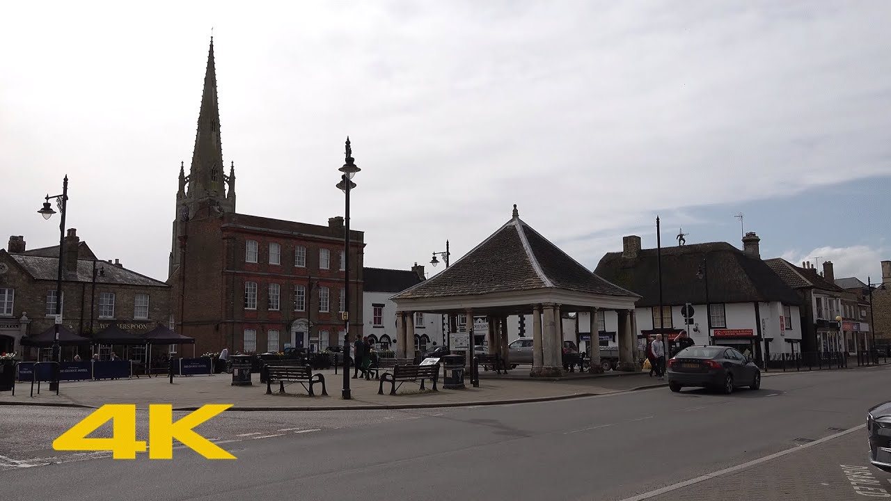 Whittlesey Walk: Town Centre【4K】