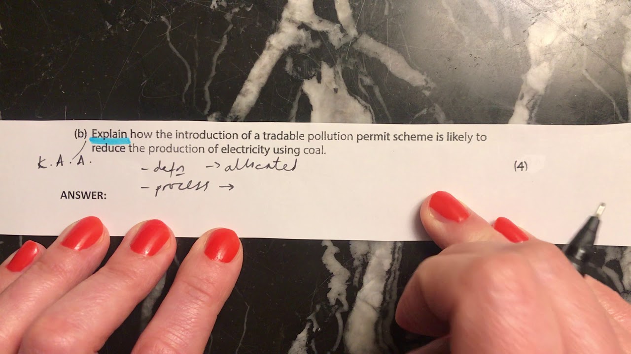 Operation of a tradable pollution permit scheme