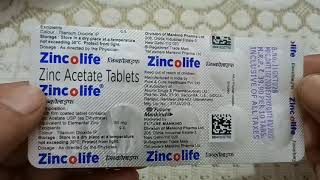 Zincolife | Zinc Acetate | Zincolife Tablet
