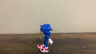 Sonic the Hedgehog walking cycle (stop motion rough test)