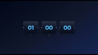 1 Hour Countdown Timer | 60 Mins | Digital Clock | Ticking Sound