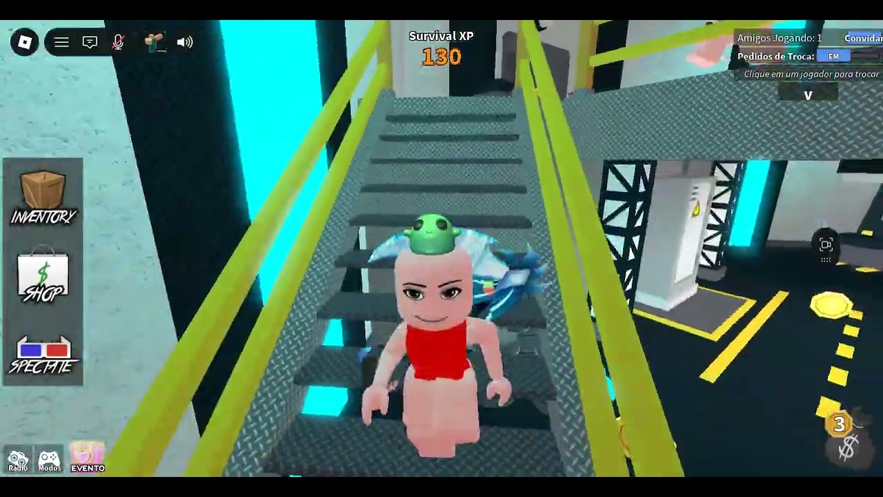 jogando mm2 com o meu irmao