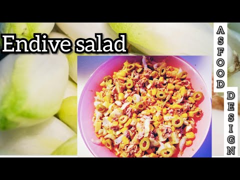 Video: Křupavý Endive Salát