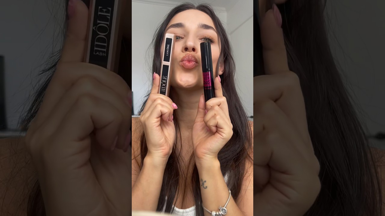 Looking for the perfect mascara?Let’s compare 2 Lancome favorites!💕Which one do you prefer? 