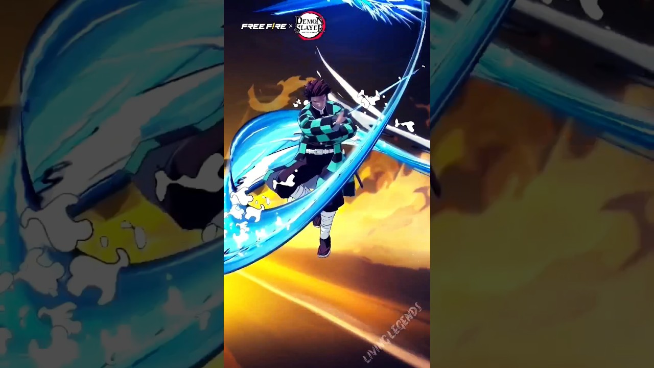 free fire X Demon slayer full collection & collaboration free fire 