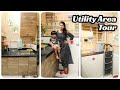 Small Utility Area Organization | Small Laundry Area Arrangement | Dry Terrace ~ Home 'n' Much More