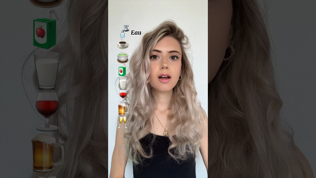 Drinks in French! 🇫🇷- Easy Vocabulary!