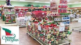 CHRISTMAS TREE SHOPS CHRISTMAS DECORATIONS HOME DECOR SHOP WITH ME SHOPPING STORE WALK THROUGH