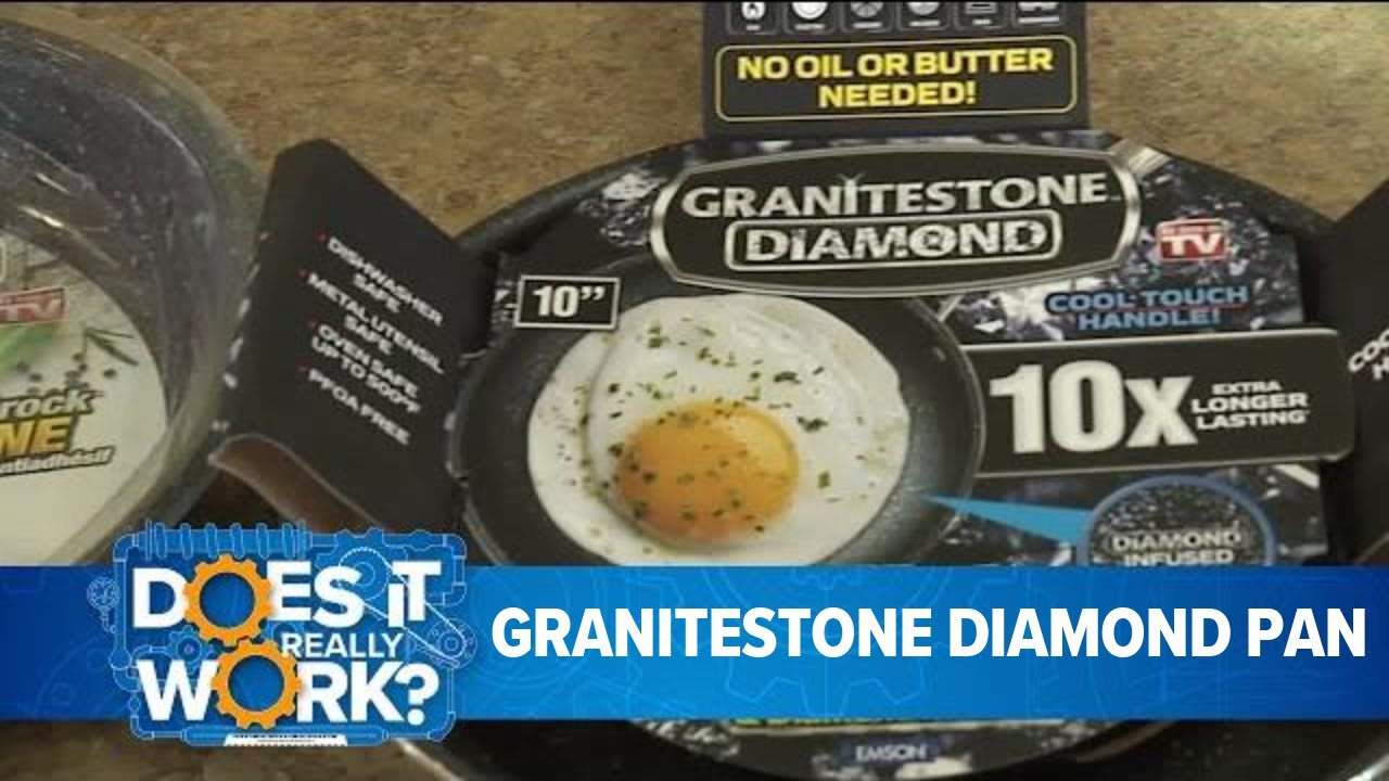 As Seen on TV 10 Granite Stone Diamond Nonstick Fry Pan