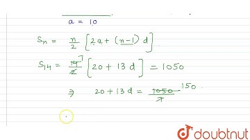 The sum of first 14 terms of an AP is 1050 and its first term is 10, then find the 21st term of th