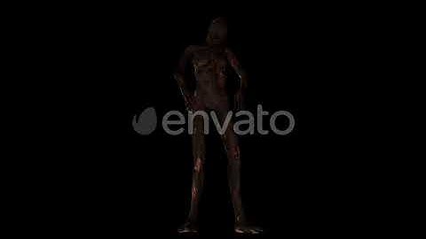 Zombie Idle Front View | Motion Graphics - Envato elements