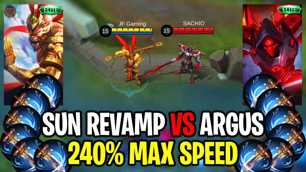 Sun Revamp Vs Argus, Siapa Fighter Tercepat?