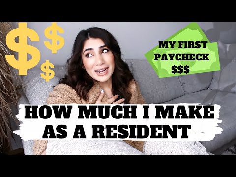 My First Paycheck | HOW MUCH I MAKE AS A RESIDENT