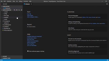 Create Project with Manifest