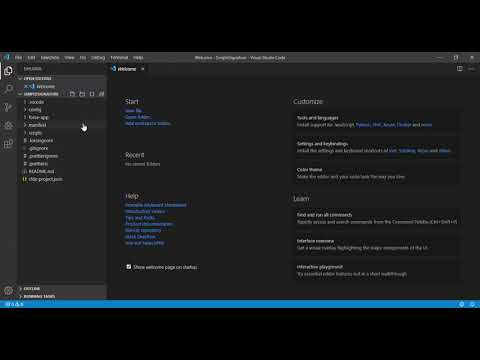 Create Project with Manifest