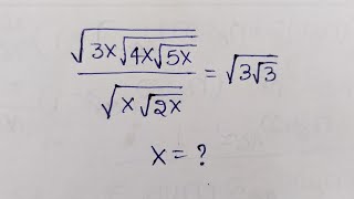 Nice square root math simplification||find the value of x