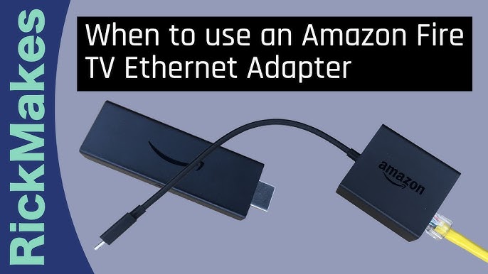 Connect USB devices and Ethernet to your  Fire TV Stick
