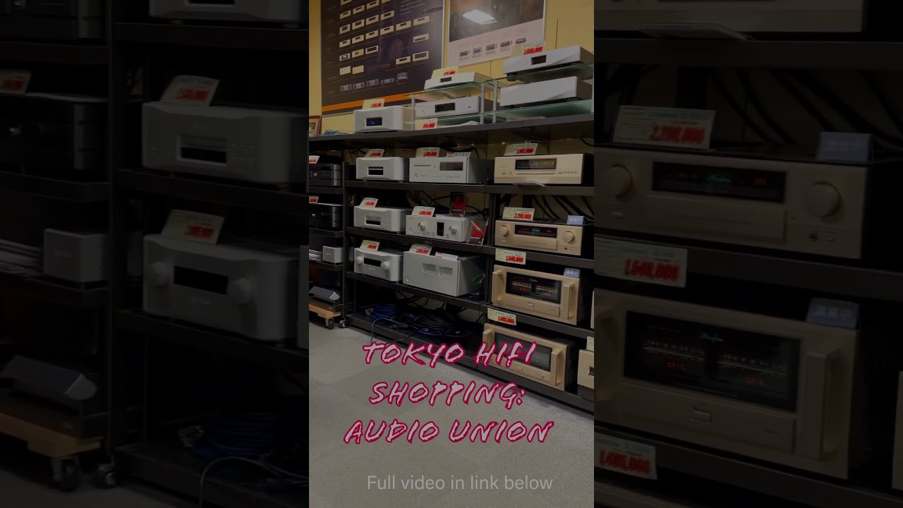 POV Hifi speaker shopping in Japan. Full video in link  