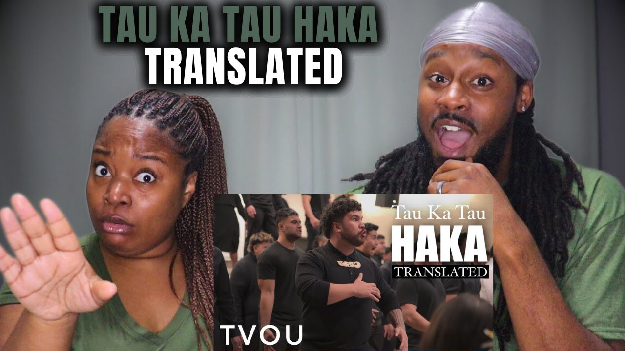 🇳🇿 WHOA! 🇳🇿 American Couple First Time Seeing Tau Ka Tau Haka Translated