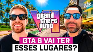 GTA 6 VAI TER ESSES LUGARES? VISITAMOS VICE CITY NA VIDA REAL! LOCAIS do GTA 6 em MIAMI! #flowgames