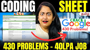 Only CODING Problems to solve🔥CRACK 30-40LPA JOBs(தமிழ்)😳🔴
