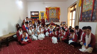 Blessing from Geshe Tashi Tsethar Abbot of Sera Jey Monastery