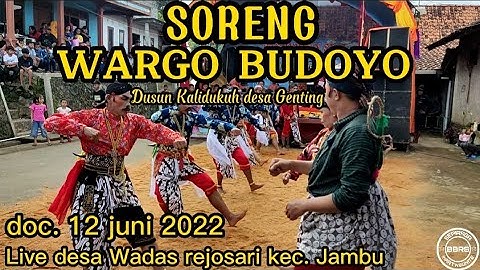 Kesenian Soreng | Wargo Budoyo dusun Kalidukuh desa Genting kec Jambu
