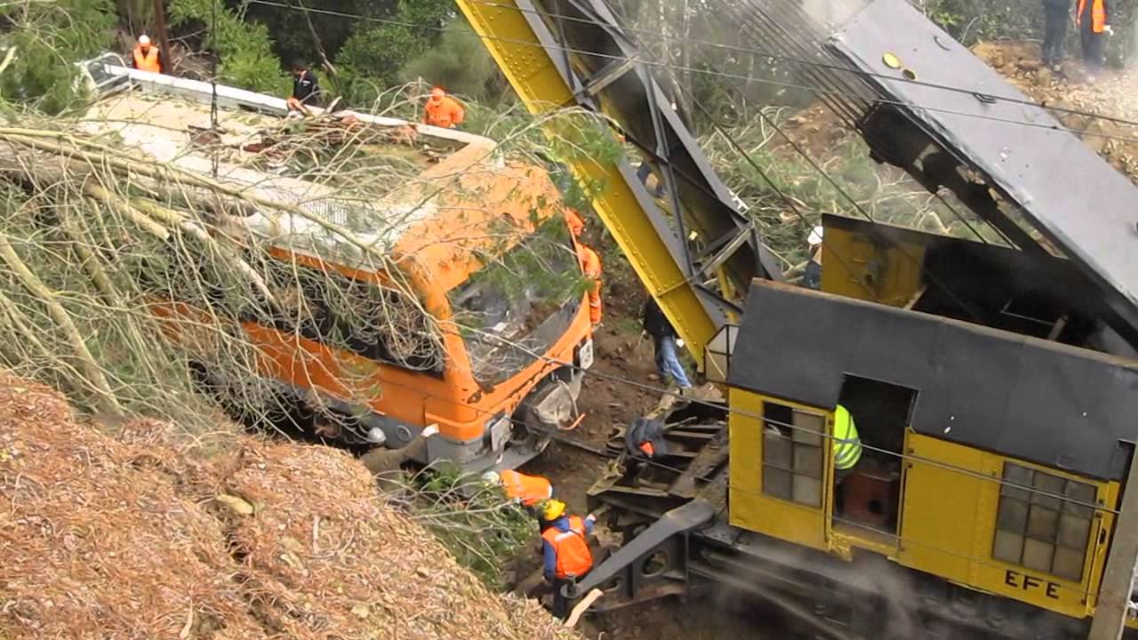 Trabajos post desrielo UT 440 126