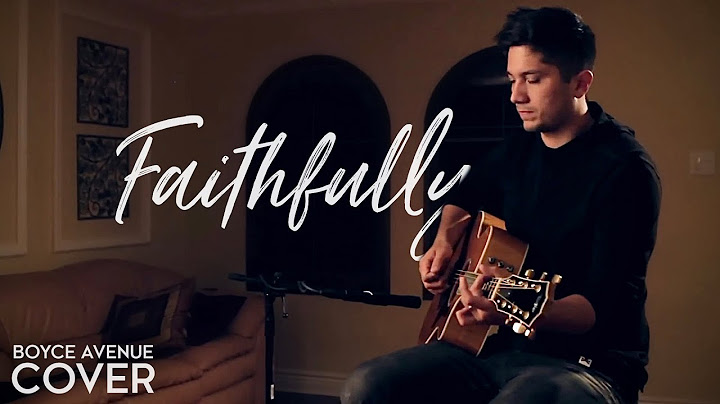 Faithfully Cover version - Cover performance video thumbnail