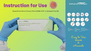 Instruction for Use | How to use | Bioperfectus 1T Novel Corona Virus (SARS-CoV-2) Ag Rapid Test Kit