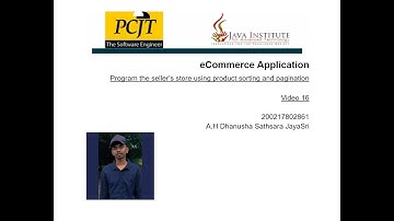 Program the seller’s store using product sorting and pagination