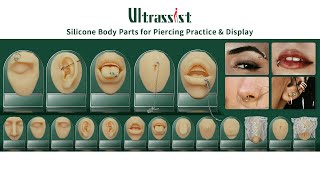 Silicone Body Parts for Piercing Practice & Display