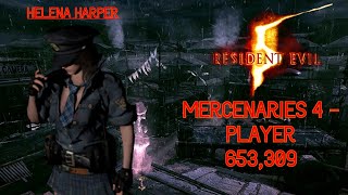 Resident Evil 5 - 4 Player Mercenaries - Public Assembly - Helena Harper - 653,309