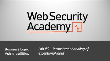Business Logic Vulnerabilities - Lab #6 Inconsistent handling of exceptional input | Long Video