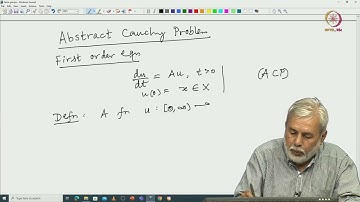 Lec 30 Abstract Cauchy Problem