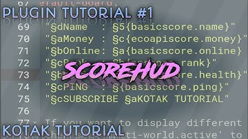 TUTORIAL Plugin ScoreHud