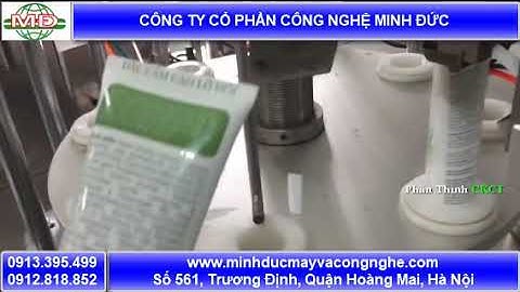 Máy chiết rót hàn tuýp nhựa tự động chính xác