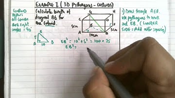 3D pythagoras cuboids example 1 | gcsemathsexamples