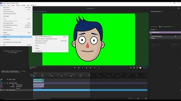Export Adobe Character Animator Animation With Transparent Background