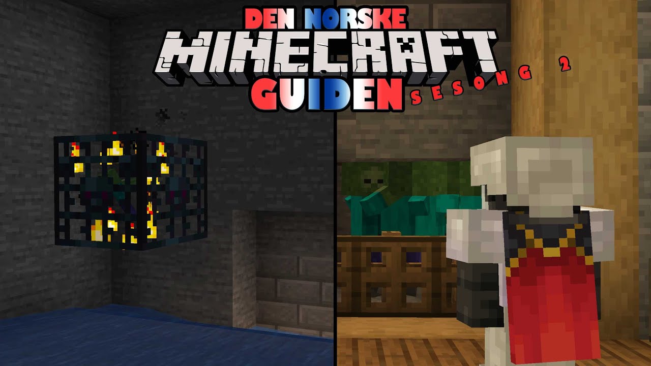 Hvordan bygge en monster spawner farm? | S02E10 | Den Norske Minecraft ...