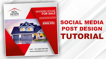 Social Media Post Design Tutorial | Corel Draw Tutorial | Poster Design