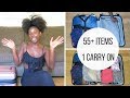 HOW TO ONLY PACK A CARRY-ON FOR LONG TRIPS! MY PRO PACKING TIPS!