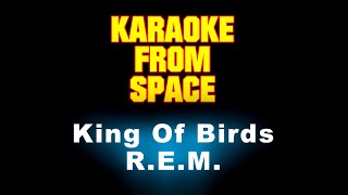 R.E.M. • King Of Birds | Karaoke • Instrumental • Lyrics
