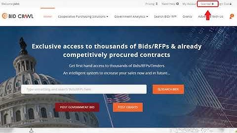 How to Search Bids / RFPs?