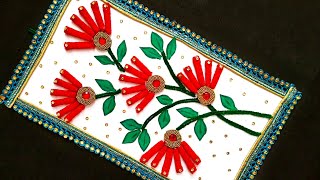 Safety Pin Wall Hanging Easy Home Decor Idea Using Safety Pins