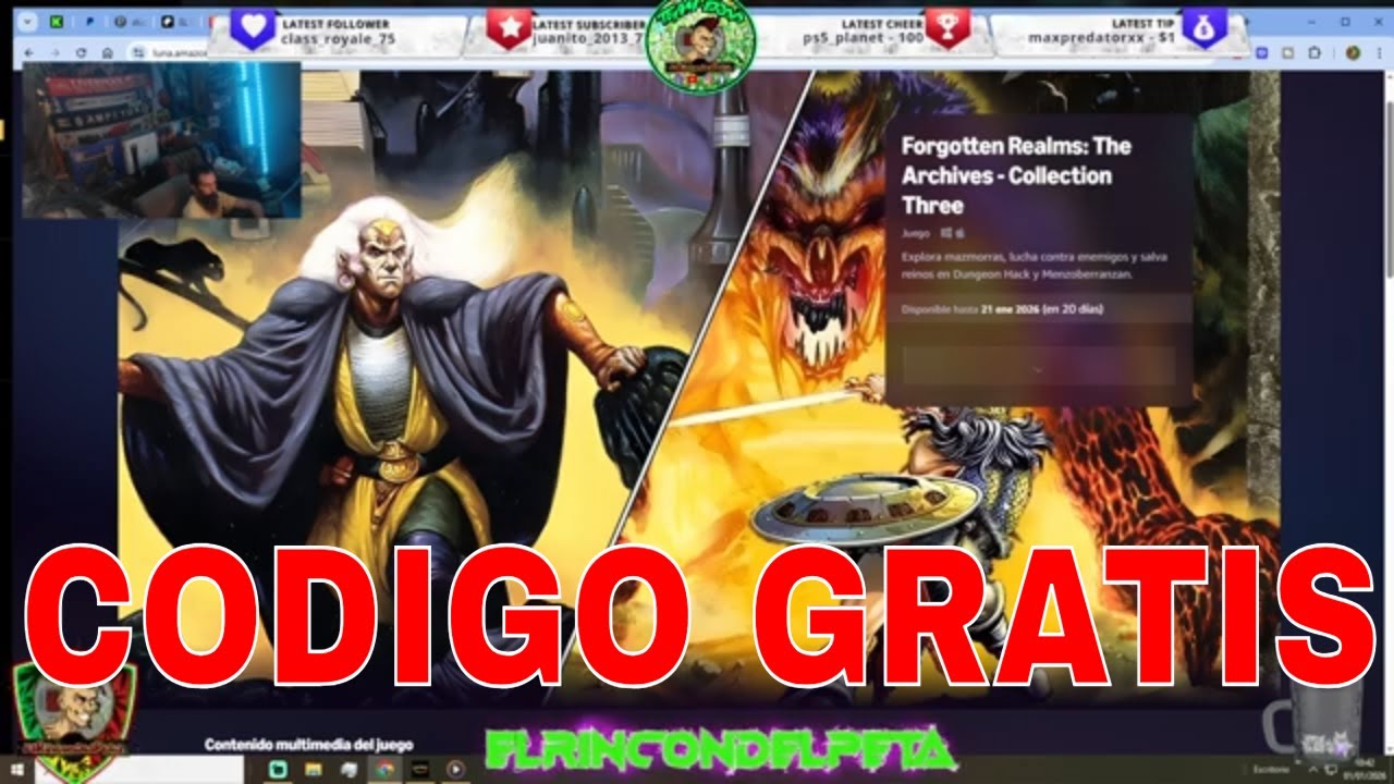 CODIGO   GRAATIS para Forgotten Realms The Archives Collection THREE