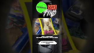 Hunting obscure Horror VHS is my favorite thing to do at the bins! #shorts #vhscollector
